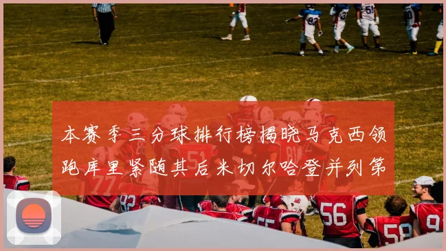 本赛季三分球排行榜揭晓马克西领跑库里紧随其后米切尔哈登并列第四